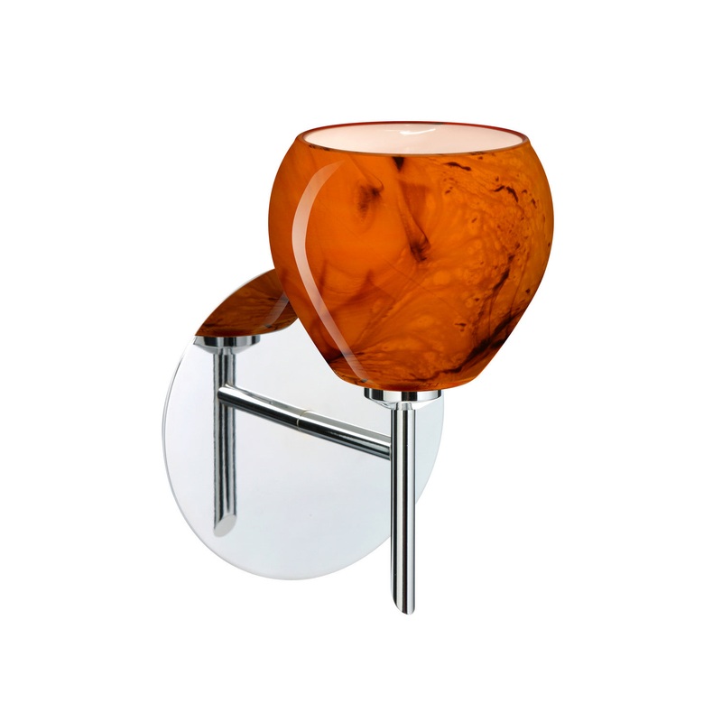 Besa 1SW-5605HB-CR Tay Tay One Light Wall Sconce Chrome