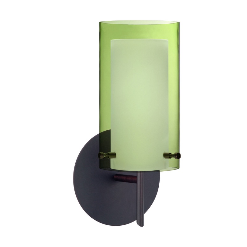 Besa 1SW-L44007-BR Pahu One Light Wall Sconce Bronze