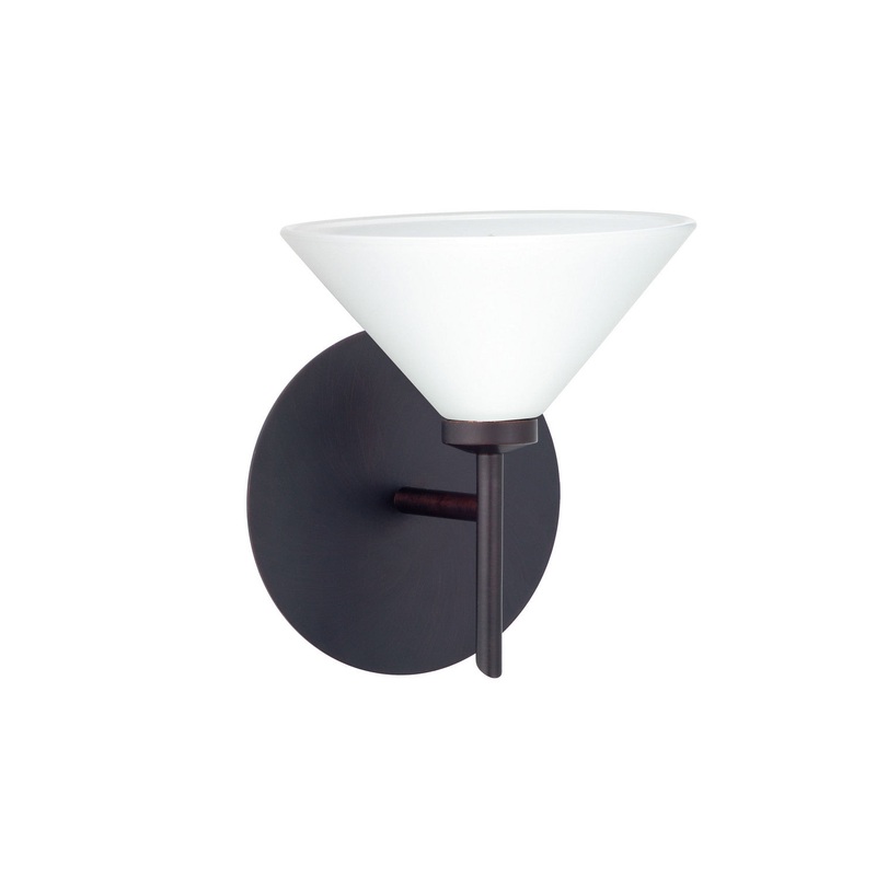 Besa 1SW-117607-BR Kona One Light Wall Sconce Bronze