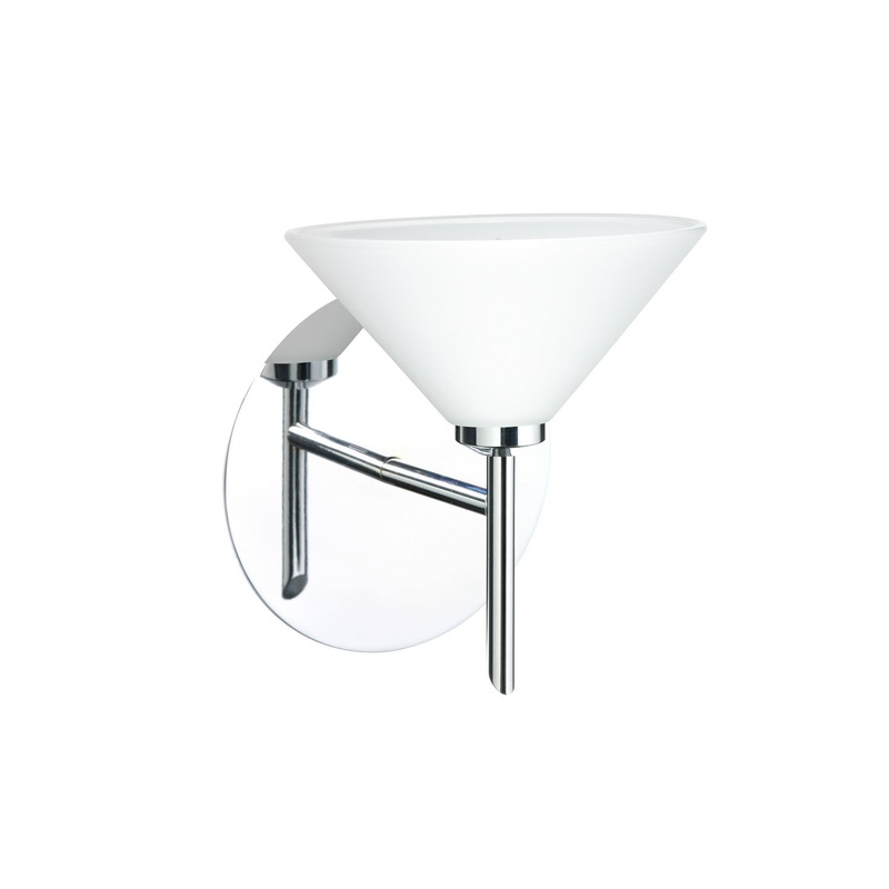 Besa 1SW-117607-CR Kona One Light Wall Sconce Chrome