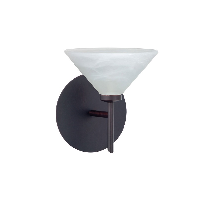 Besa 1SW-117652-BR Kona One Light Wall Sconce Bronze