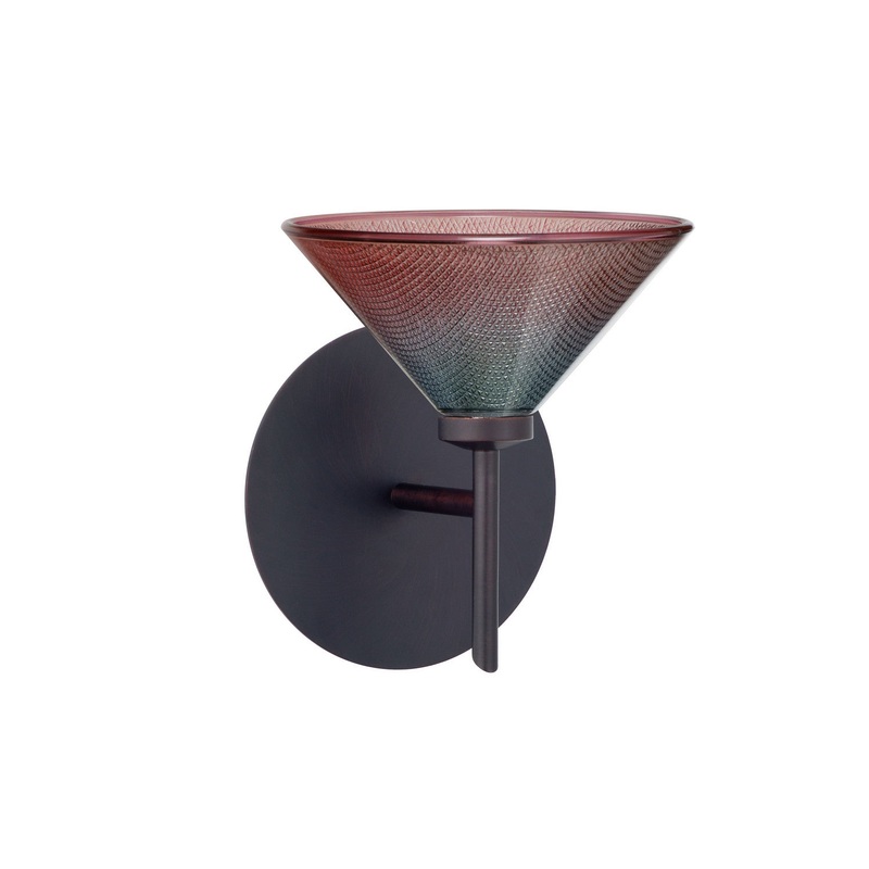 Besa 1SW-117691-BR Kona One Light Wall Sconce Bronze
