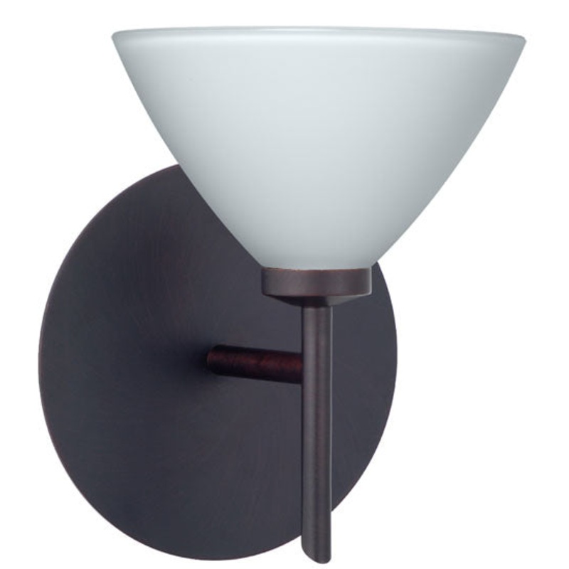 Besa 1SW-174307-BR Kona One Light Wall Sconce Bronze