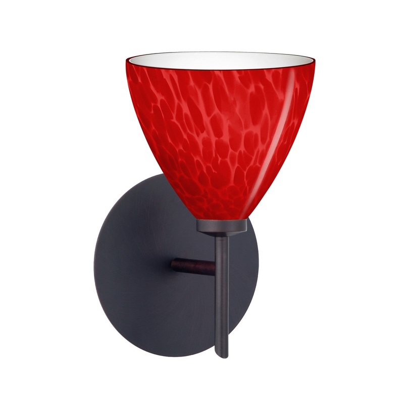 Besa 1SW-1779RC-LED-BR Besa Mia Mini Sconce LED Wall Sconce Bronze