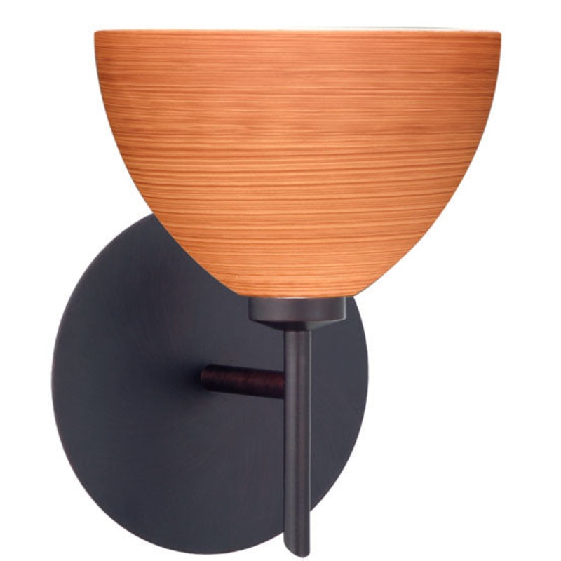 Besa 1SW-4679CH-BR Brella One Light Wall Sconce Bronze