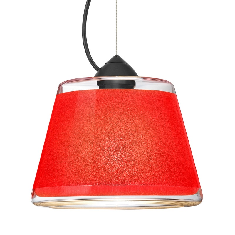 Besa 1KX-PIC9RD-LED-BK Besa Pica 9 Pendant LED Pendant Black