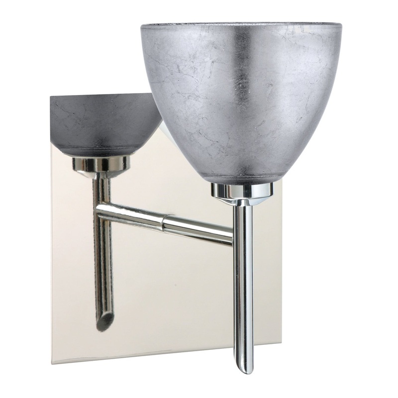 Besa 1SW-1758SF-CR-SQ Divi One Light Wall Sconce Chrome