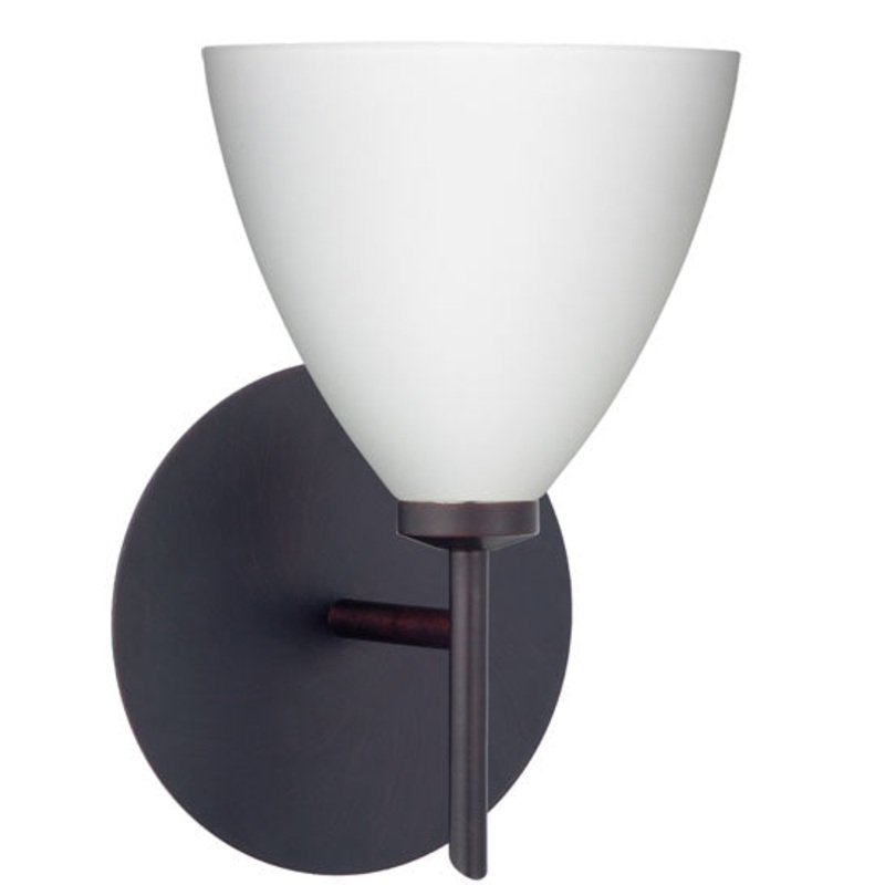 Besa 1SW-177907-BR Mia One Light Wall Sconce Bronze