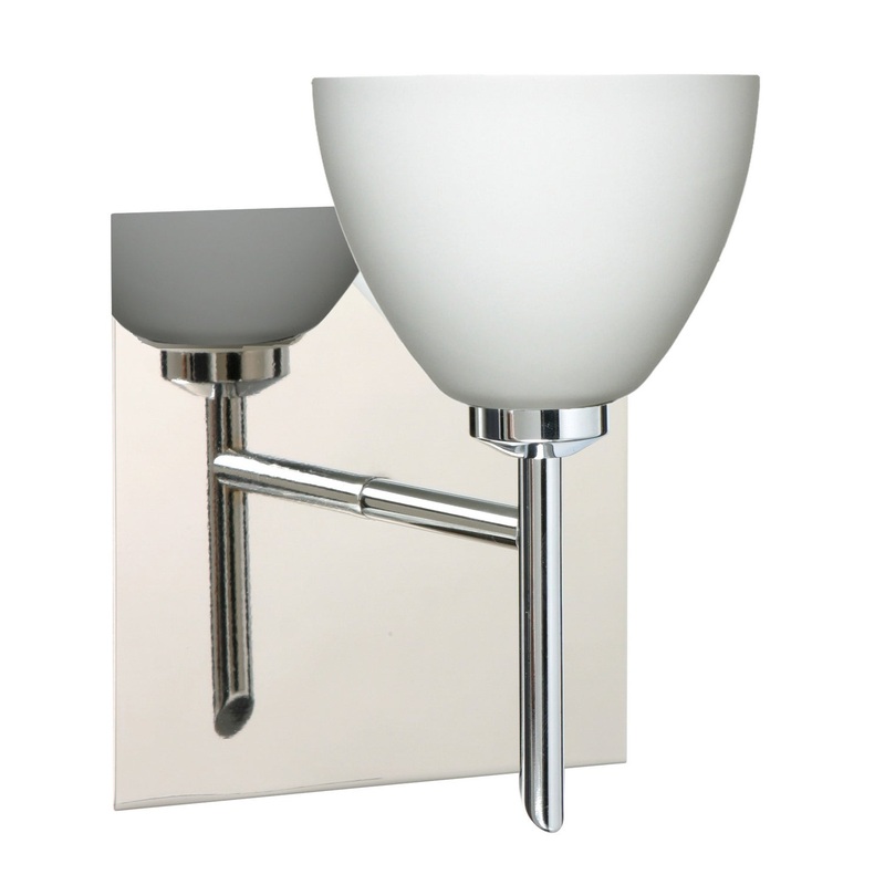 Besa 1SW-185807-CR-SQ Divi One Light Wall Sconce Chrome