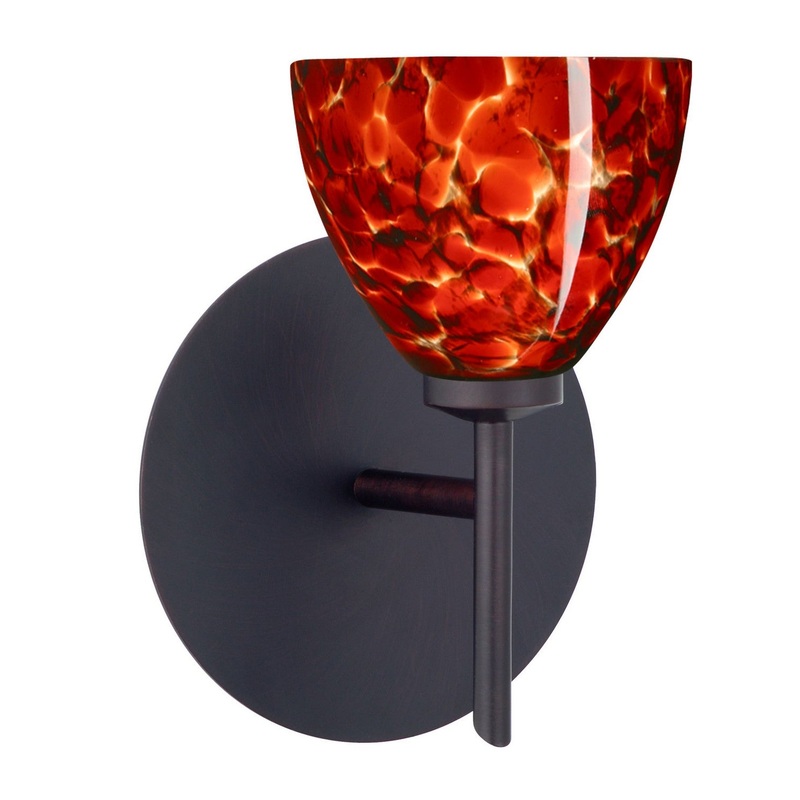 Besa 1SW-185841-BR Divi One Light Wall Sconce Bronze (Discontinued)