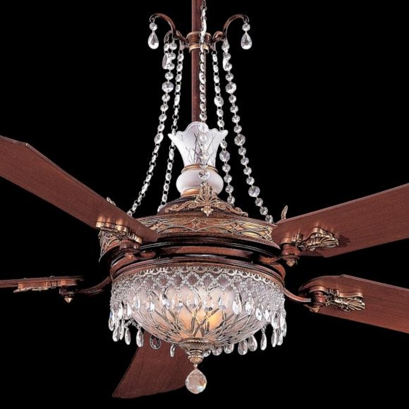 Minka-Aire GC900 SET Christafano Crystal Set, Belcaro Walnut