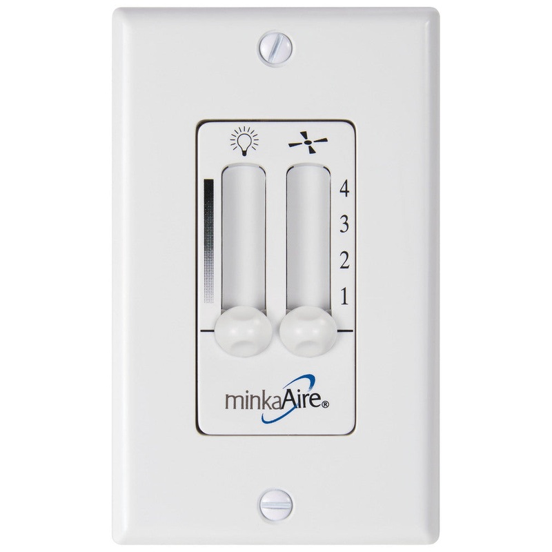 Minka-Aire WC110 Spacesaver Wall Control, White