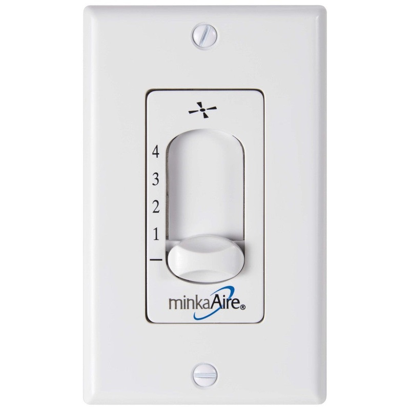 Minka-Aire WC116 Minka-Aire 4 Speed Wall Control, White