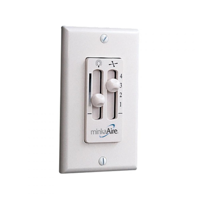 Minka-Aire WC116L Minka-Aire 4 Speed Wall Control, White