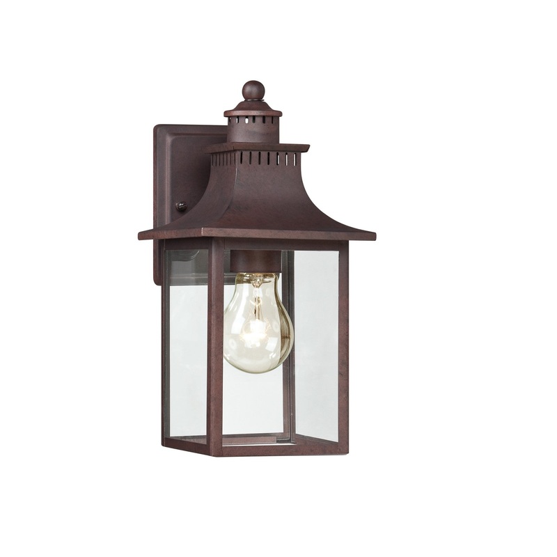 Carteret 1 Light Small Transitional Outdoor Wall Lantern