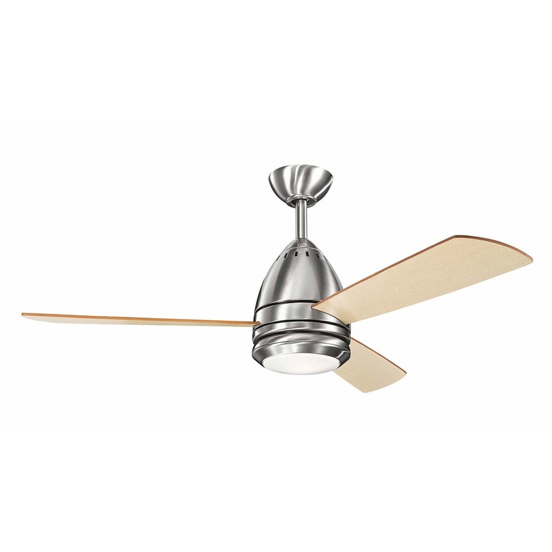 Eva 46 inch 3-Blade Ceiling Fan with Light Kit