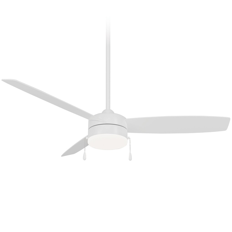 Minka-Aire F670L-WHF Airetor III 54" Ceiling Fan, Flat White