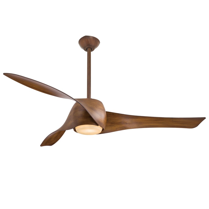 Minka-Aire F803DL-DK Artemis LED 58" Ceiling Fan, Distressed Koa
