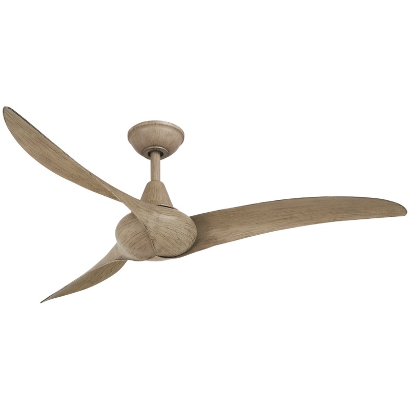Minka-Aire F843-AMP Wave - 3-Blade 52" Ceiling Fan, Ash Maple