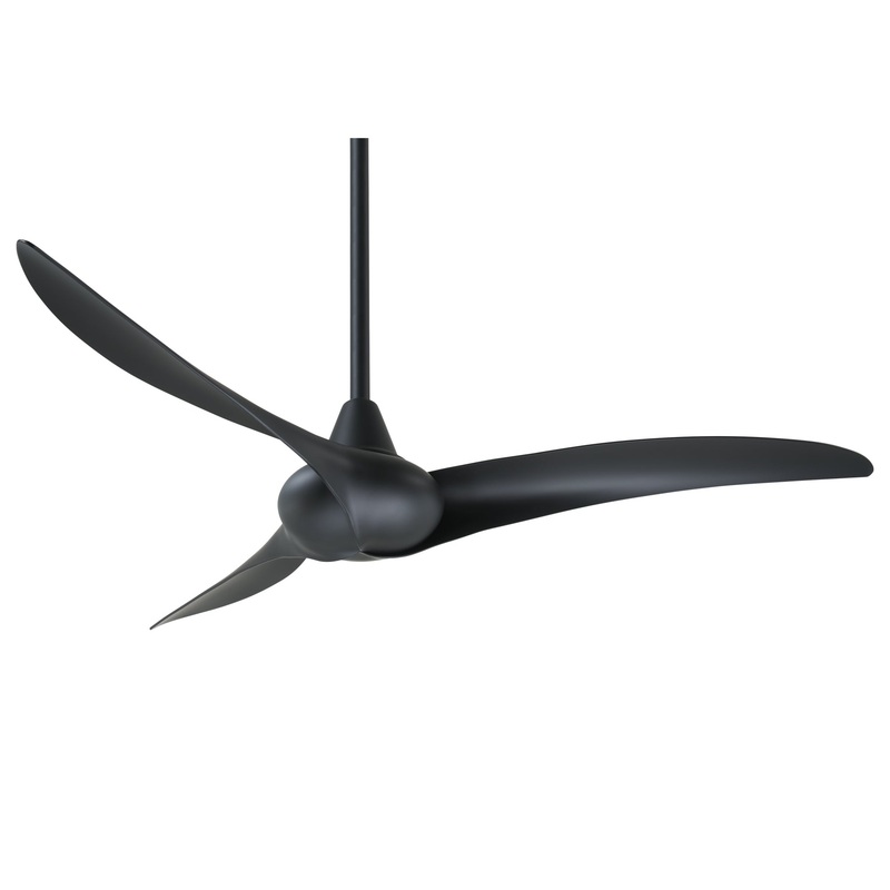 Minka-Aire F843-CL Wave 52" Ceiling Fan, Coal