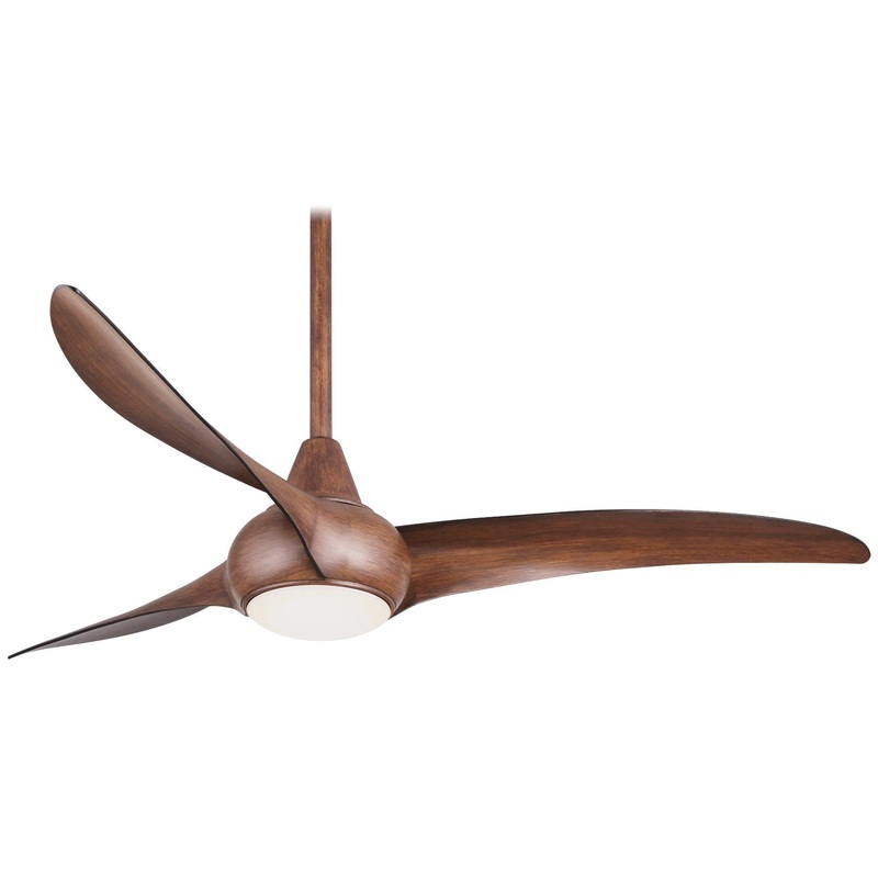 Minka-Aire F844-DK Light Wave 52" Ceiling Fan, Distressed Koa