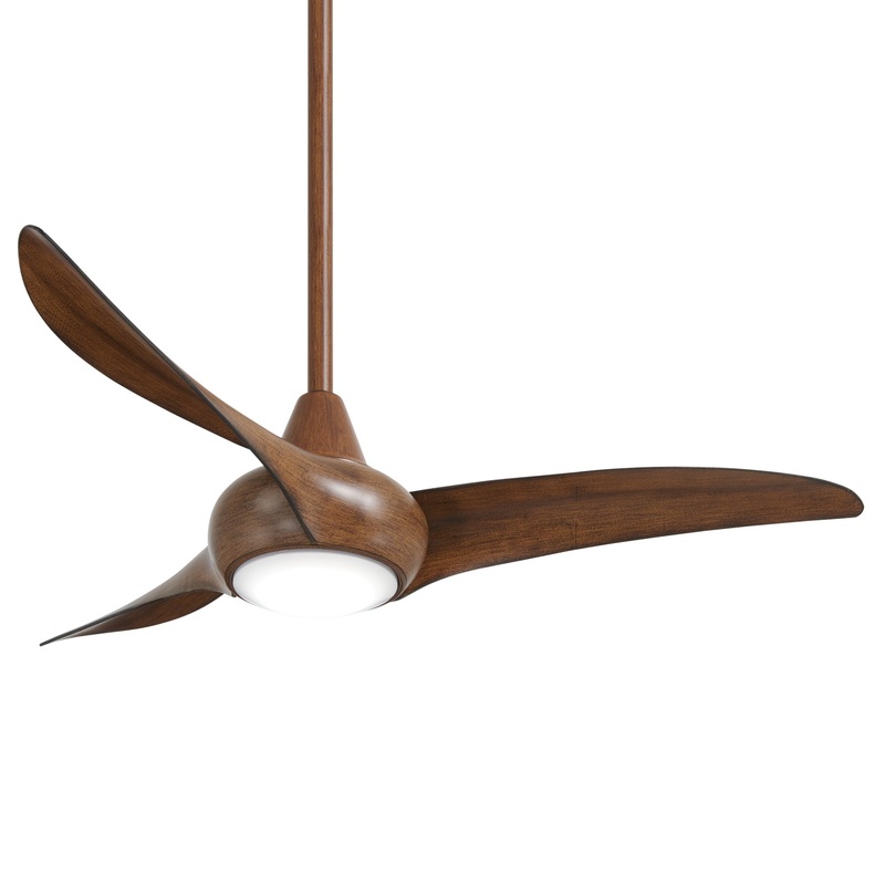 Minka-Aire F845-DK Light Wave 44" Ceiling Fan, Distressed Koa