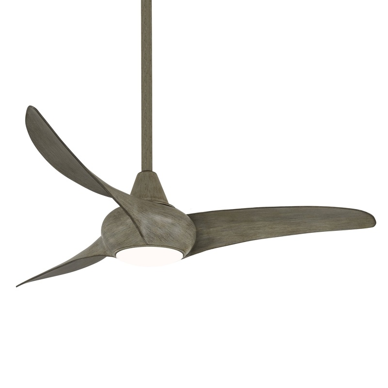 Minka-Aire F845-DRF Light Wave 44" Ceiling Fan, Driftwood