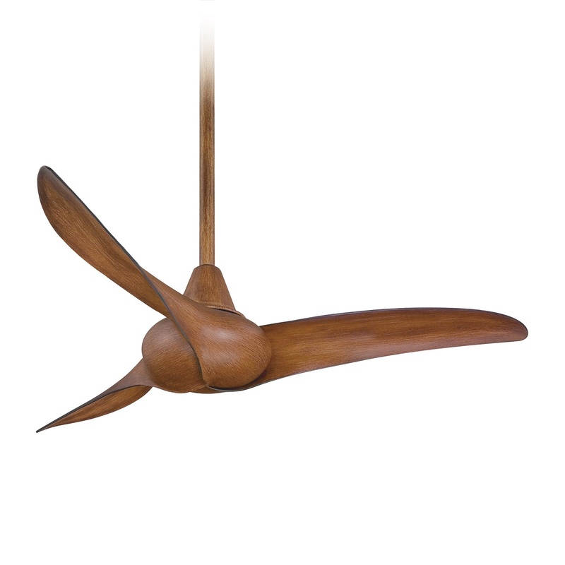 Minka-Aire F854-DK Wave 44" Ceiling Fan, Distressed Koa
