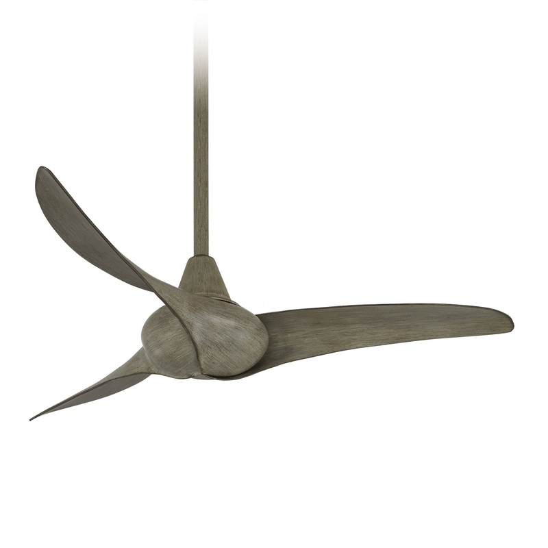 Minka-Aire F854-DRF Wave 44" Ceiling Fan, Driftwood