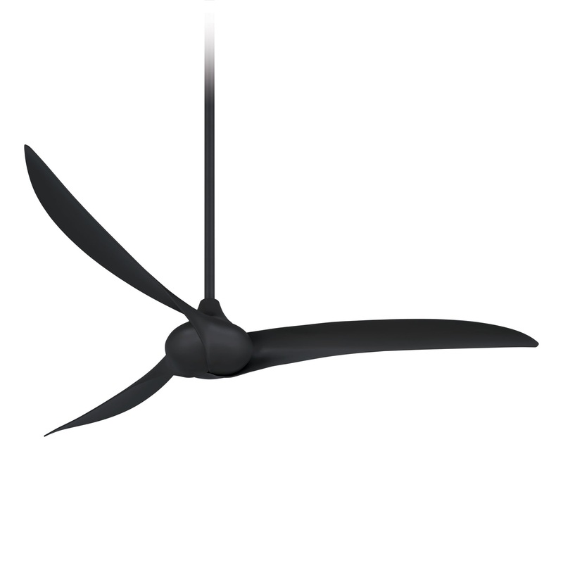 Minka-Aire F855-CL Wave 65" Ceiling Fan, Coal