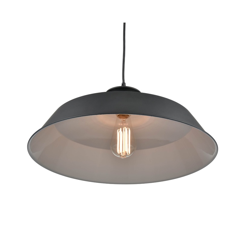 Shoppers Lighting PD2071-MB 1-Light Mini-Pendant, Matte Black Finish