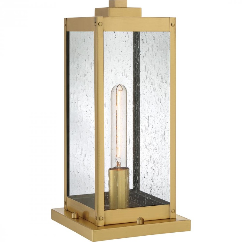 Stanton 1 Light Transitional Outdoor Pedestal Mount Lantern
