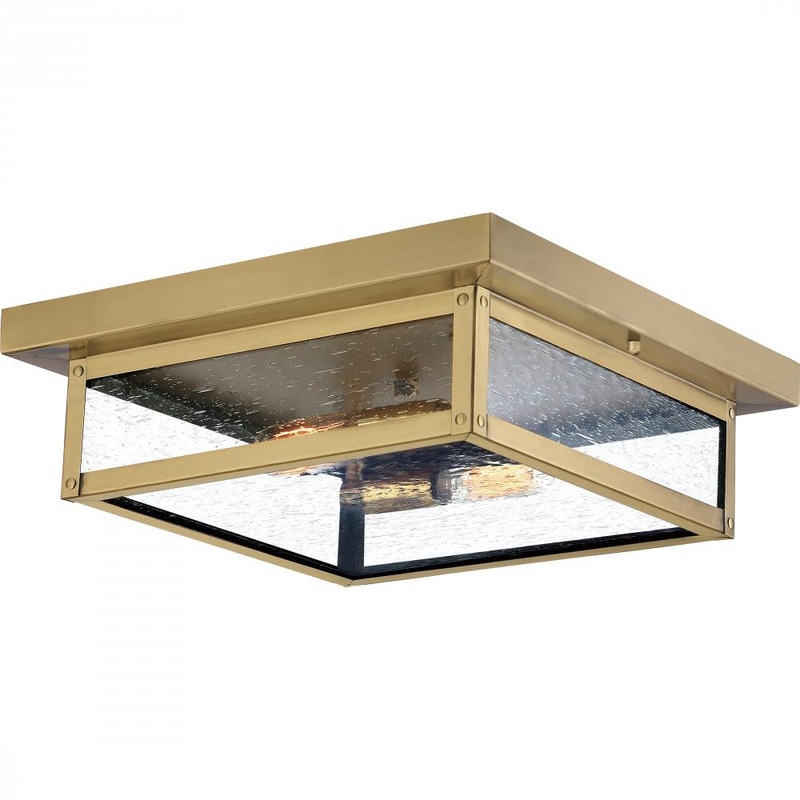 Stanton 2 Light Transitional Outdoor Flush Mount Ceiling Fixture