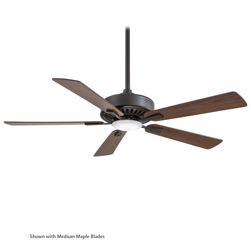 Minka-Aire F556L-ORB Contractor Plus LED 52" Ceiling Fan, Oil Rubbed Bronze