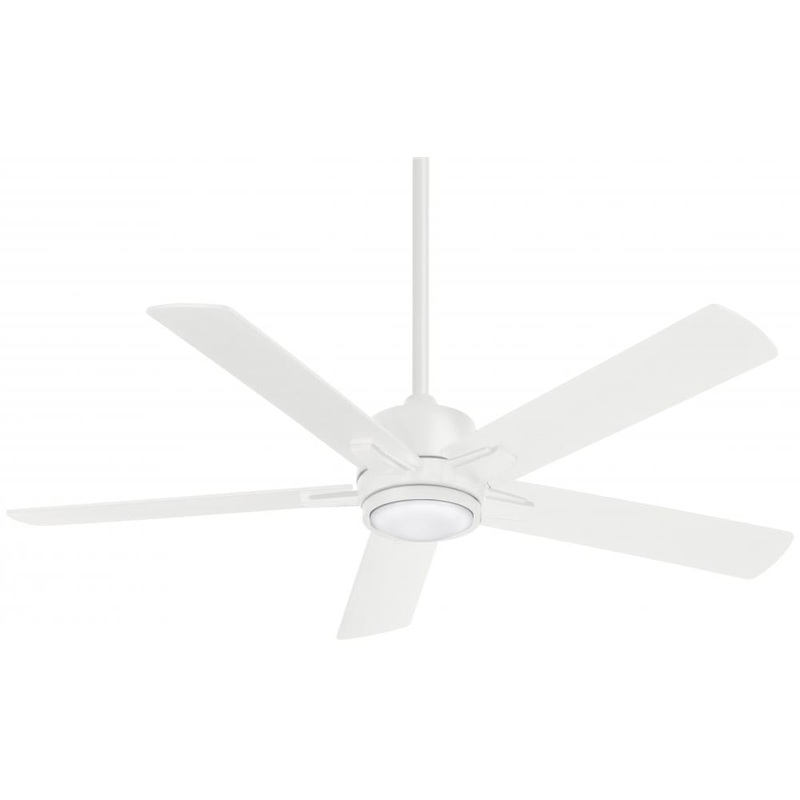 Minka-Aire F619L-WHF Stout 54" Ceiling Fan, Flat White