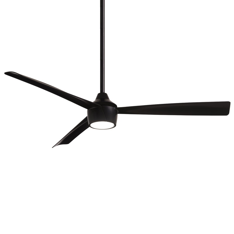 Minka-Aire F626L-CL Skinnie 56" Ceiling Fan, Coal
