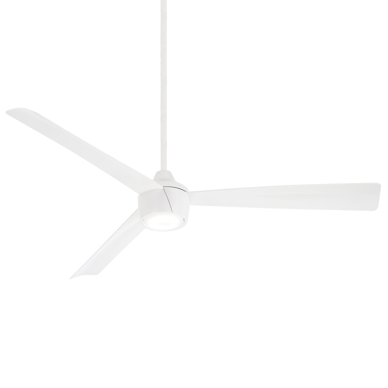 Minka-Aire F626L-WHF Skinnie 56" Ceiling Fan, Flat White