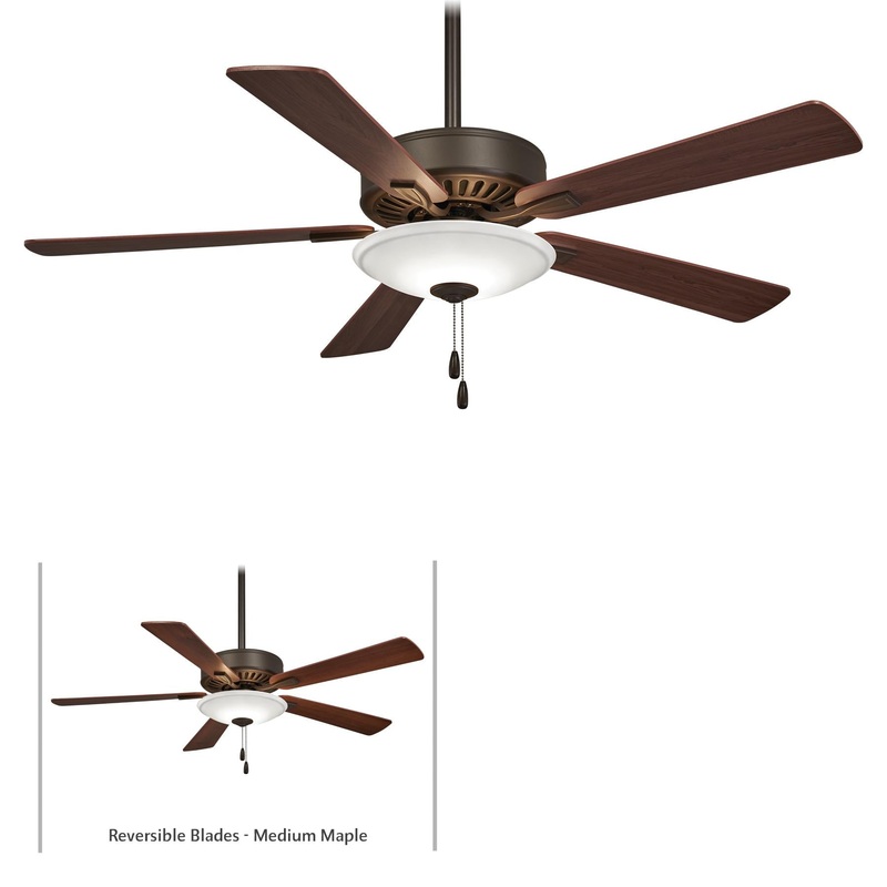 Minka-Aire F656L-ORB Contractor Uni-Pack LED 52" Ceiling Fan, Oil Rubbed Bronze