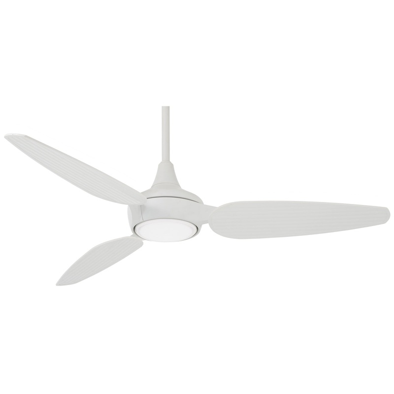 Minka-Aire F675L-WHF Seacrest LED 60" Ceiling Fan, Flat White