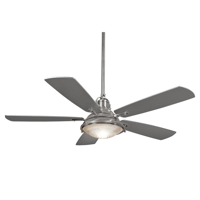 Minka-Aire F681L-BNW Groton - LED 56 Inch Ceiling Fan, Brushed Nickel Wet Finish