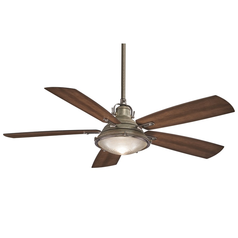 Minka-Aire F681L-WA/PW Groton LED 56" Ceiling Fan, Weathered Aluminum (Discontinued)