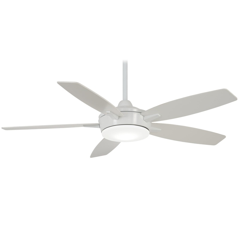 Minka-Aire F690L-WH Espace 52" Ceiling Fan, White