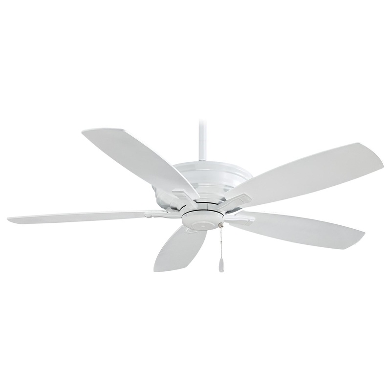 Minka-Aire F695-WH Kafe 52" Ceiling Fan, White
