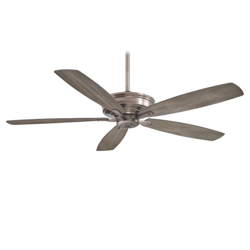 Minka-Aire F696-BNK Kafe-XL 60" Ceiling Fan, Brushed Nickel