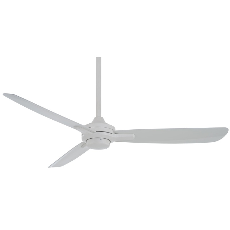 Minka-Aire F727-WHF Rudolph 52" Ceiling Fan, Flat White