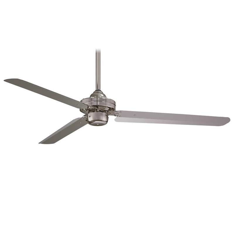 Minka-Aire F729-BN Steal 54" Ceiling Fan, Brushed Nickel