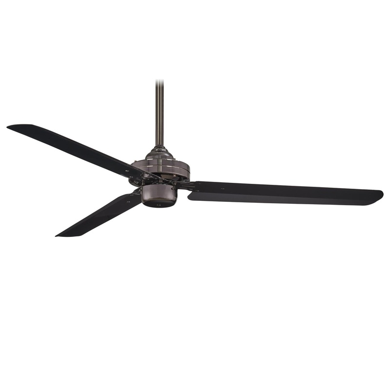 Minka-Aire F729-GM Steal 54" Ceiling Fan, Gun Metal