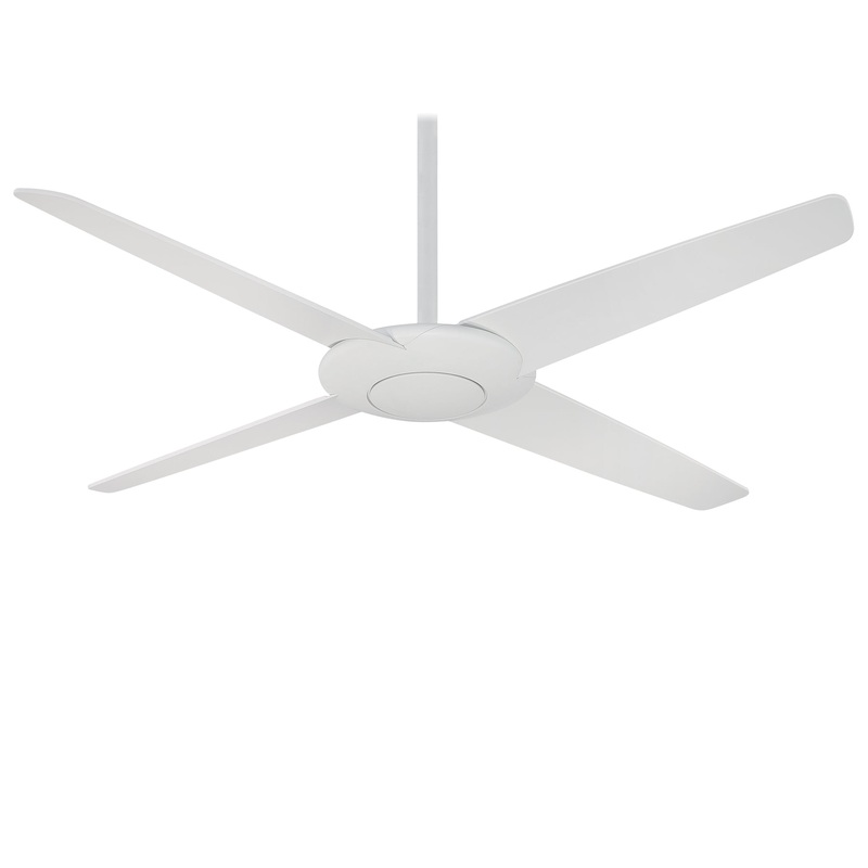 Minka-Aire F738D-WHF Pancake DC 52" Ceiling Fan, Flat White