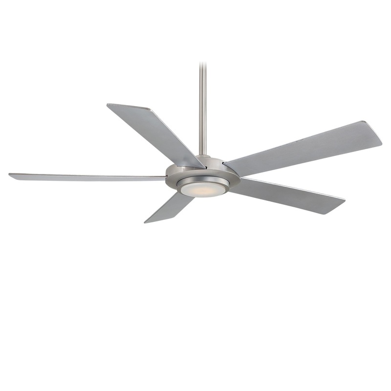 Minka-Aire F745-BN Sabot 52" Ceiling Fan, Brushed Nickel