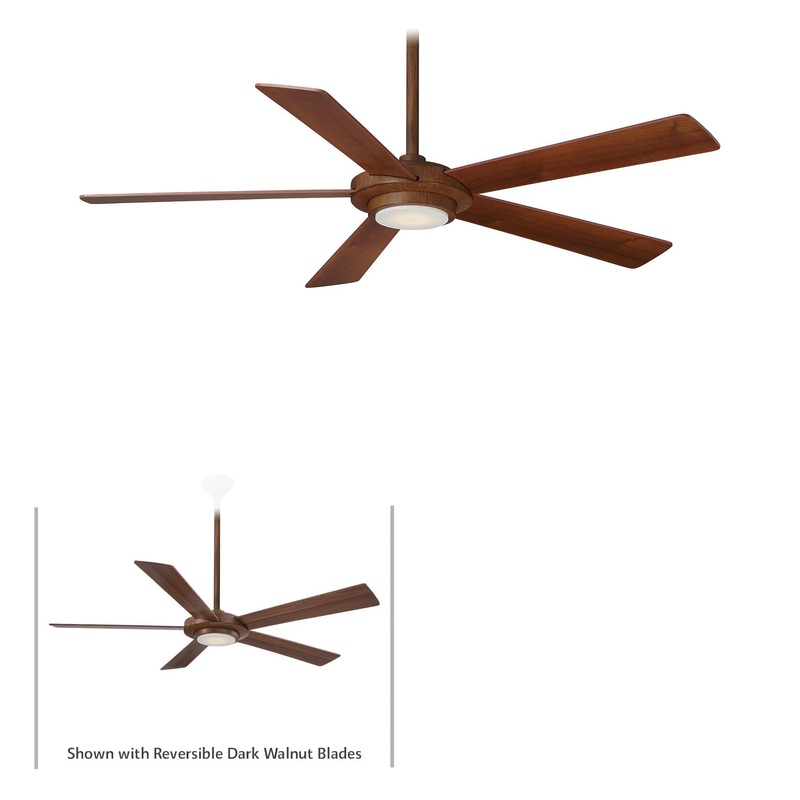 Minka-Aire F745-DK Sabot 52" Ceiling Fan, Distressed Koa